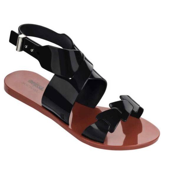 NEW MELISSA women's wonderful jason wu sandal in black - Picture 1 of 1